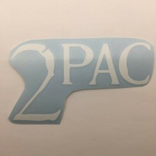 2pac 2 Pac Tupac Logo Quality Die Cut Vinyl Sticker Hip Hop Rap Old School picture