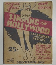 Marcel Rodd's Sinning In Hollywood 1943 Edition For Servicemen Only Vintage RARE picture