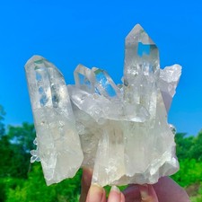 1.55LB A+++Natural White Crystal Himalayan Quartz Gemstone Cluster/Specimen picture