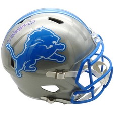 Jameson Williams Autographed Detroit Lions Deluxe Full-Size Replica Helmet - Bec picture