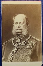 mini CDV Prussian emperor Wilhelm 1 the great 1871-1888 Berlin Backmark German picture