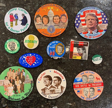 Jimmy Carter Walter Mondale 1976-1977 Campaign & Inauguration Pinbacks Lot of 12 picture
