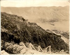GA249 Approx 1920s-30s Orig Photo FORTIFICATION WALLS CATTARO KOTOR YUGOSLAVIA picture