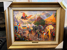 Thomas Kinkade Disney Dumbo Circus Framed Art picture