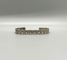 Vintage Navajo Sterling Silver Bracelet Signed Douglas Ctaitty? picture