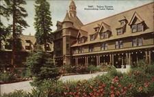 Tahoe Tavern California CA Overlooking Lake Tahoe c1910 Vintage Postcard picture