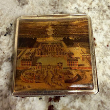 Vintage Compact mirror of the Chateau, Gardens and Park of Versailles, Paris picture
