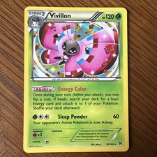 Vivillon 15/162 Holo Rare BREAKthrough Pokemon Near Mint picture
