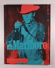 Marloboro Cowboy  Pop Art  Mixed Media Canvas COA warhol banksy picture
