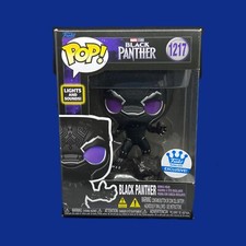 New Funko Pop Exclusive #1217 Black Panther with Lights and Sound picture