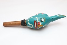 OLD Atq NORTHWEST COAST Tlingit RATTLE, CEREMONIAL Bird Effigy  13