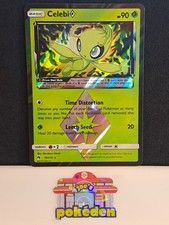Pokémon TCG LOST THUNDER Celebi Prism Star Rare Holo 19/214 NM Card picture