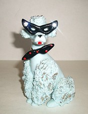 Vintage 1950s ARNART Blue Spaghetti Poodle Rhinestone Cat Eye Glasses Numbered picture