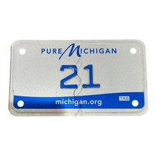 VANITY  PURE MOTORCYCLE CYCLE  LICENSE PLATE 