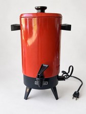 VTG EMPIRE Automatic 32 Cup Party Red Coffee Maker Percolator With Box picture