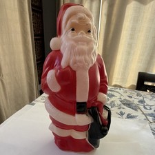 Vintage 1968 Empire Santa Blow Mold W/light picture