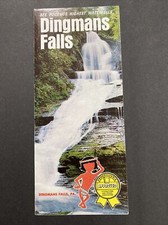 Vintage 1960's Poconos Dingsmans Falls, Pennsylvania Travel Souvenir Brochure picture