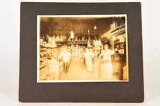 1910s Mounted Silver Gelatin Print 12 x 10'' - General Store Interior V24 picture