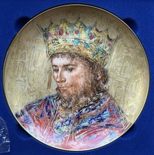 Edna Hibel Studio David the King Limited Gold Plate 3,534/5,000 Limited Edition picture