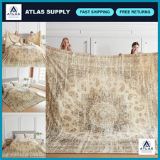 Extra Large Oversized Vintage Pattern Blanket 120x120 Inches for Bed & Travel picture