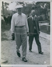 1934 Ohio Governor White Donnell Formal Attire Historic Vintage Press Photo 7x9 picture