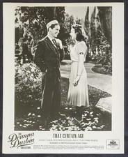 1940s Jackie Cooper  Deanna Durbin 1996 Universal Hollywood 8x10 PR Photograph picture