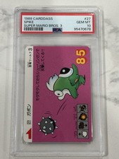 1989 Carddass Super Mario Spike #27 PSA 10 Nintendo  picture