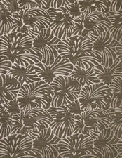 SCALAMANDRE Palm Leaves botanical cut velvet green two tones soft  new remnant picture
