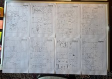 BLADE OF THE IMMORTAL storyboardsVintage Animation Production Art 6 I10 picture
