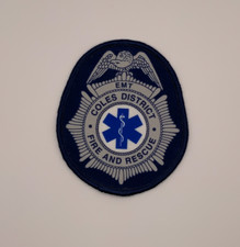Coles District VFD Patch Prince William County VA EMT Station Was Disbanded Rare picture