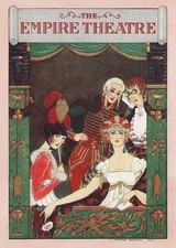 1928 The Empire Theatre France French  Art Poster Print picture