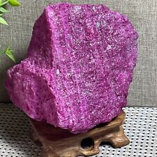 Ruby Red Corundum Rough Crystal Mineral Specimen, Afghanistan  982g A21 picture
