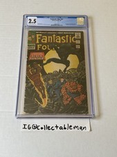 FANTASTIC FOUR #52 CGC 2.5 1st App Black Panther Silver Age Marvel 1966 Comic picture