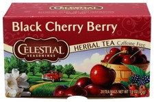 Celestial Seasonings Tea Herb Black Cherry Berry 20 BG Pack Of 6 picture