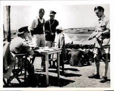 GA199 1953 Original Photo DET INSPECTOR JOAN BECKER AFTER MAU-MAU RAID KENYA picture