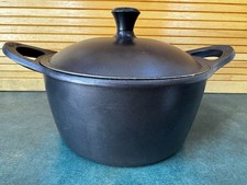 Vintage All-Clad Cast Aluminum Dutch Oven Pot Lid 3.5 Qt France Black Anodized picture