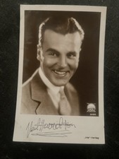 Vintage Neil Hamilton Cinema Postcard Autograph Signature Dedication picture