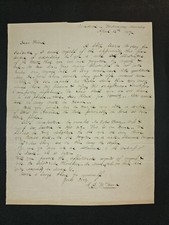 1837 Madras India ALS Missionary Letter F.C.W. Ward – Wray, Thompson, Moore,plus picture