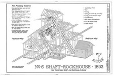 Photo:Hancock Michigan Quincy Mining Co No 6 Shaft Rockhouse 1892 picture