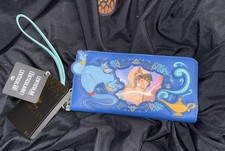 Loungefly Disney Aladdin Princess Jasmine Lenticular Wristlet Wallet picture
