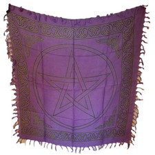 Purple Pentacle Altar Cloth: 18