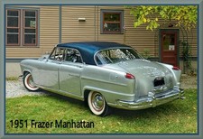 1951 Frazer Manhattan sedan, Toolbox - Refrigerator Magnet, 42 MIL picture