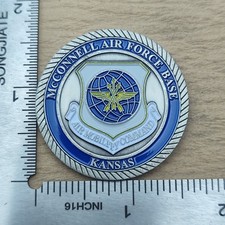 USAF Air Mobility Command Mcconnell Air Force Base Kansas Challenge Coin picture