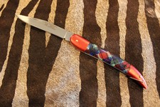 Okapi Tartan Red Folding Fisherman 1978/11 picture