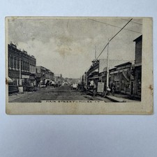 Antique Tulsa IT Indian Territory Main Street Postcard Pre-Statehood Oklahoma picture