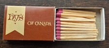 VTG Hy’s Of Canada Matchbox Unstruck Matches Souvenir Ad Chicago Diamond Match picture