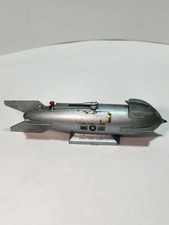 VTG  50s Mercury Rocket Mechanical Bank Metal No Key picture
