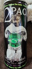2Pac 2008 Hunid Racks Bay Area Energy Drink Sealed Can Hip Hop Legend Tupac  picture