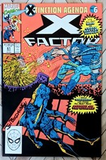 X-Factor #61 - VF - 1990 - Marvel - Extinction Agenda - Signed by Bogdanoveri 🔥 picture