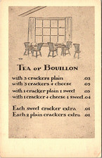 Boston Athenaeum The Tea Room Menu Vintage Postcard TP12-24 picture